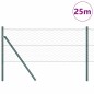 vidaXL Recinzione Esagonale Verde 0,6 x 25 m in Acciaio