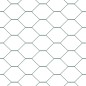 vidaXL Recinzione Esagonale Verde 0,8x25 m in Acciaio