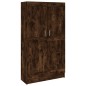 Libreria Rovere Fumo 82,5x30,5x150 cm in Legno Multistrato Libreria Rovere Fumo 82,5x30,5x150 cm in Legno Multistrato
