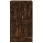 Libreria Rovere Fumo 82,5x30,5x150 cm in Legno Multistrato Libreria Rovere Fumo 82,5x30,5x150 cm in Legno Multistrato