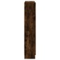 Libreria Rovere Fumo 82,5x30,5x150 cm in Legno Multistrato Libreria Rovere Fumo 82,5x30,5x150 cm in Legno Multistrato