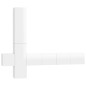 Set Mobile TV 5 pz Bianco Lucido in Truciolato Set Mobile TV 5 pz Bianco Lucido in Truciolato