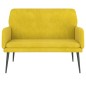 Panca Gialla 108x79x79 cm in Velluto Panca Gialla 108x79x79 cm in Velluto