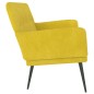 Panca Gialla 108x79x79 cm in Velluto Panca Gialla 108x79x79 cm in Velluto