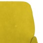 Panca Gialla 108x79x79 cm in Velluto Panca Gialla 108x79x79 cm in Velluto