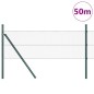 vidaXL Recinzione Esagonale Grigia 0.8x50 m in Acciaio vidaXL Recinzione Esagonale Grigia 0.8x50 m in Acciaio
