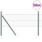 vidaXL Recinzione Esagonale Grigia 0,8x50 m in Acciaio vidaXL Recinzione Esagonale Grigia 0,8x50 m in Acciaio