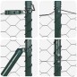 vidaXL Recinzione Esagonale Grigia 1.6x50 m in Acciaio vidaXL Recinzione Esagonale Grigia 1.6x50 m in Acciaio