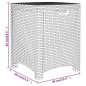 Set Divani da Giardino 3 pz con Cuscini in Rattan PP Marrone Set Divani da Giardino 3 pz con Cuscini in Rattan PP Marrone