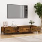 Mobile TV Rovere Fumo 150x34,5x30 cm in Legno Multistrato Mobile TV Rovere Fumo 150x34,5x30 cm in Legno Multistrato