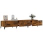 Mobile TV Rovere Fumo 150x34,5x30 cm in Legno Multistrato Mobile TV Rovere Fumo 150x34,5x30 cm in Legno Multistrato