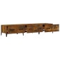 Mobile TV Rovere Fumo 150x34,5x30 cm in Legno Multistrato Mobile TV Rovere Fumo 150x34,5x30 cm in Legno Multistrato