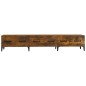 Mobile TV Rovere Fumo 150x34,5x30 cm in Legno Multistrato Mobile TV Rovere Fumo 150x34,5x30 cm in Legno Multistrato