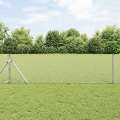vidaXL Recinzione Esagonale 0,6x10 m in Acciaio Zincato