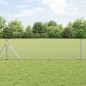 vidaXL Recinzione Esagonale 0,6x10 m in Acciaio Zincato