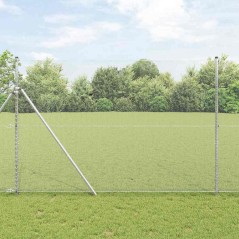 vidaXL Recinzione Esagonale 1,6 x 10 m in Acciaio Zincato