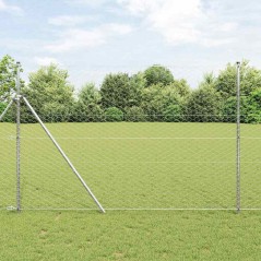 vidaXL Recinzione Esagonale 1,6x10 m in Acciaio Zincato