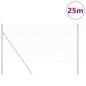 vidaXL Recinzione esagonale con 7 pali, 1x25 m, in acciaio argento vidaXL Recinzione esagonale con 7 pali, 1x25 m, in acciaio argento