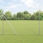 vidaXL Recinzione Esagonale con 7 Paletti, 1,5x25 m, Acciaio Argento