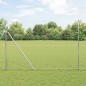 vidaXL Recinzione a esagono con 7 posti, 1,5x25 m, acciaio argento