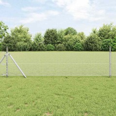 vidaXL Recinzione Esagonale 0,4 x 50m in Acciaio Galvanizzato