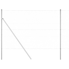vidaXL Recinzione Esagonale 1.5x50 m in Acciaio Zincato