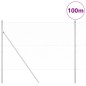 vidaXL Recinzione Esagonale 1.6x100 m in Acciaio Galvanizzato