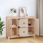 Credenza 100x35x74 cm in Legno Massello di Pino Credenza 100x35x74 cm in Legno Massello di Pino