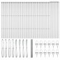 vidaXL Recinzione Esagonale 1.6x100 m Acciaio Galvanizzato