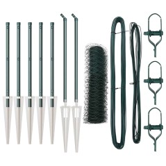vidaXL Recinzione Esagonale Verde 0,5 x 10 m in Acciaio