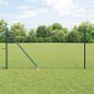 vidaXL Recinzione esagonale verde 1x10 m in acciaio