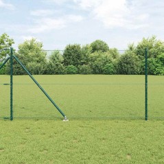 vidaXL Recinzione Esagonale Verde 1.2 x 10 m in Acciaio