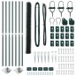vidaXL Recinzione Esagonale Verde 1.5x10 m in Acciaio vidaXL Recinzione Esagonale Verde 1.5x10 m in Acciaio