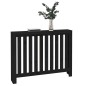 Copertura Termosifone Nera 108,5x19x84cm Legno Massello di Pino Copertura Termosifone Nera 108,5x19x84cm Legno Massello di Pino