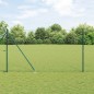 vidaXL Recinzione esagonale verde 1,6x10 m in acciaio