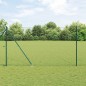 vidaXL Recinzione esagonale verde 1,6x10 m in acciaio
