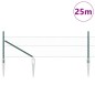 vidaXL Recinto esagonale verde 0,4 x 25m in acciaio