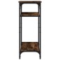 Tavolino Rovere Fumo 40x30x75 cm in Legno Multistrato Tavolino Rovere Fumo 40x30x75 cm in Legno Multistrato