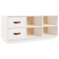 Scarpiera Bianca 100x34x45 cm in Legno Massello di Pino Scarpiera Bianca 100x34x45 cm in Legno Massello di Pino