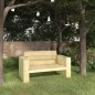 vidaXL Panchina da Giardino 139 cm in Legno di Pino Impregnato vidaXL Panchina da Giardino 139 cm in Legno di Pino Impregnato
