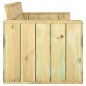 vidaXL Panchina da Giardino 139 cm in Legno di Pino Impregnato vidaXL Panchina da Giardino 139 cm in Legno di Pino Impregnato