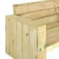 vidaXL Panchina da Giardino 139 cm in Legno di Pino Impregnato vidaXL Panchina da Giardino 139 cm in Legno di Pino Impregnato