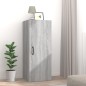 Mobile Pensile Muro Grigio Sonoma 34,5x34x90 Legno Multistrato Mobile Pensile Muro Grigio Sonoma 34,5x34x90 Legno Multistrato