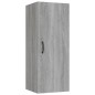 Mobile Pensile Muro Grigio Sonoma 34,5x34x90 Legno Multistrato Mobile Pensile Muro Grigio Sonoma 34,5x34x90 Legno Multistrato