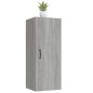 Mobile Pensile Muro Grigio Sonoma 34,5x34x90 Legno Multistrato Mobile Pensile Muro Grigio Sonoma 34,5x34x90 Legno Multistrato