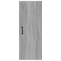 Mobile Pensile Muro Grigio Sonoma 34,5x34x90 Legno Multistrato Mobile Pensile Muro Grigio Sonoma 34,5x34x90 Legno Multistrato