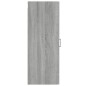 Mobile Pensile Muro Grigio Sonoma 34,5x34x90 Legno Multistrato Mobile Pensile Muro Grigio Sonoma 34,5x34x90 Legno Multistrato