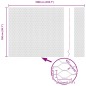 vidaXL Recinzione esagonale grigia 1,5x10 m in acciaio vidaXL Recinzione esagonale grigia 1,5x10 m in acciaio