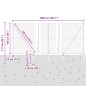 vidaXL Recinzione esagonale grigia 1.6 x 10m in acciaio