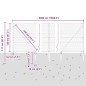 vidaXL Recinzione Esagonale Grigia 1.2x50 m in Acciaio